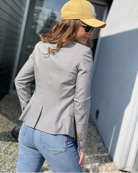 Sako dámské Massimo Dutti jemná kostka